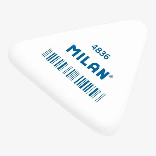 Milan White Triangular Eraser 4836